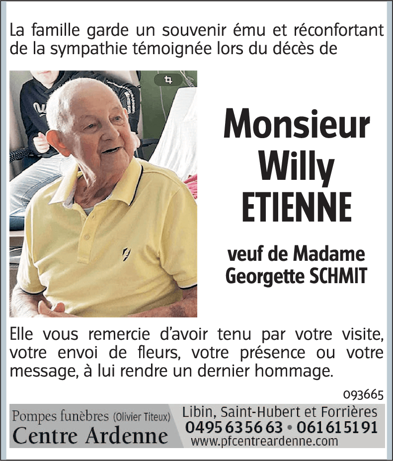 Willy ETIENNE