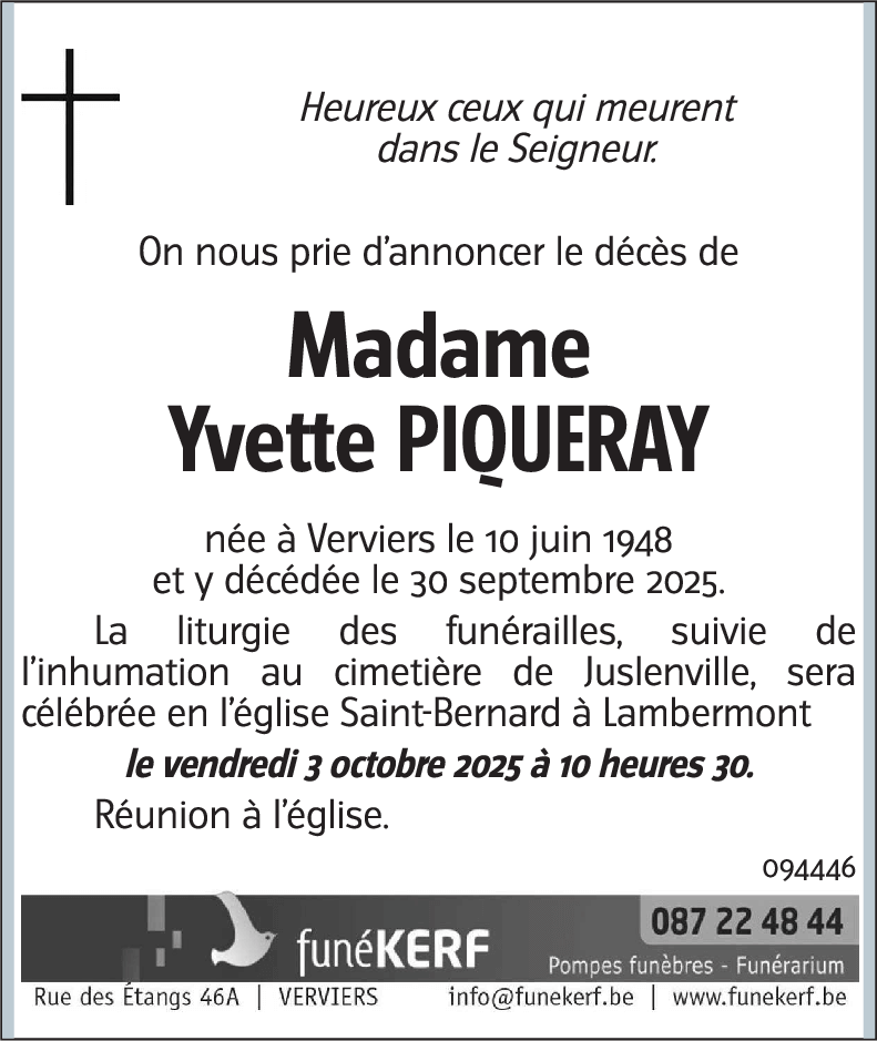 Yvette PIQUERAY