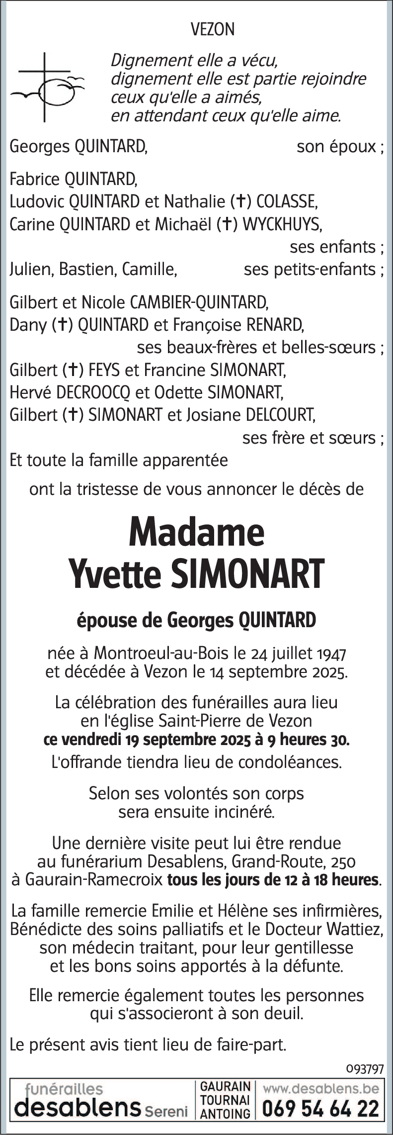 Yvette SIMONART