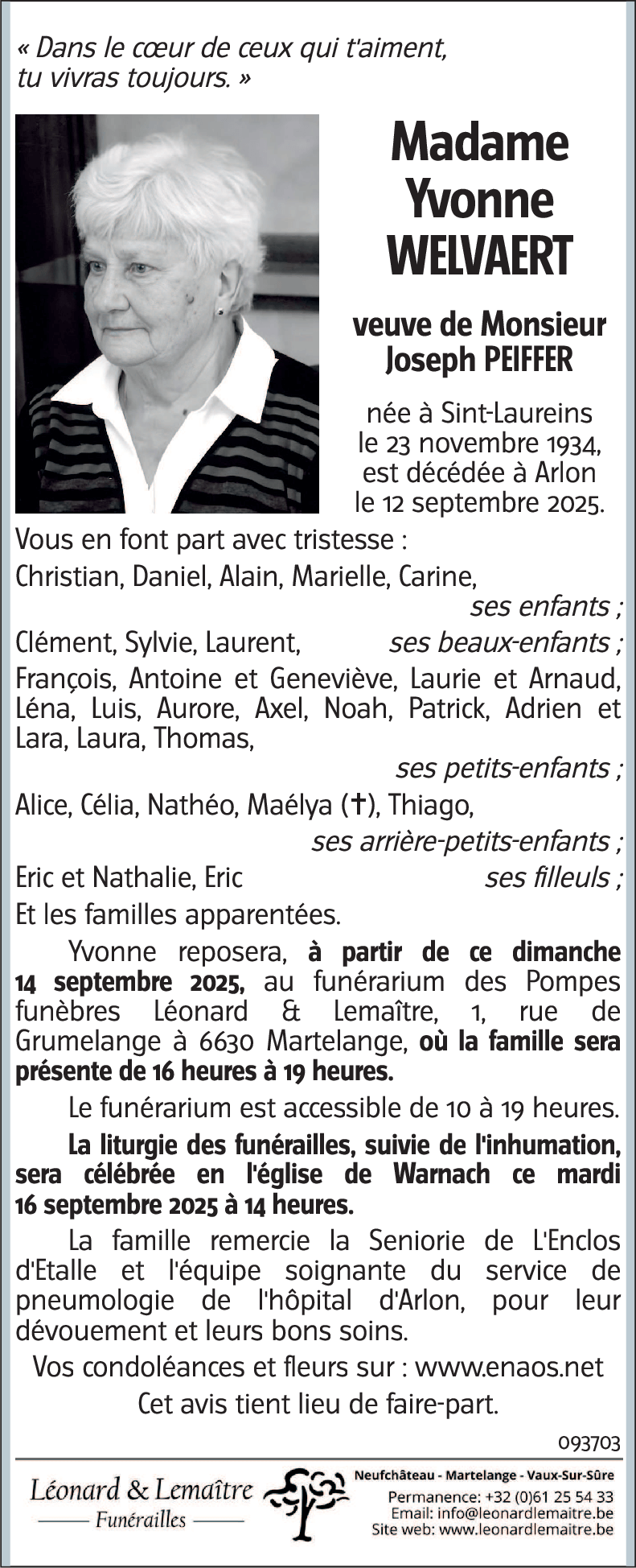 Yvonne WELVAERT