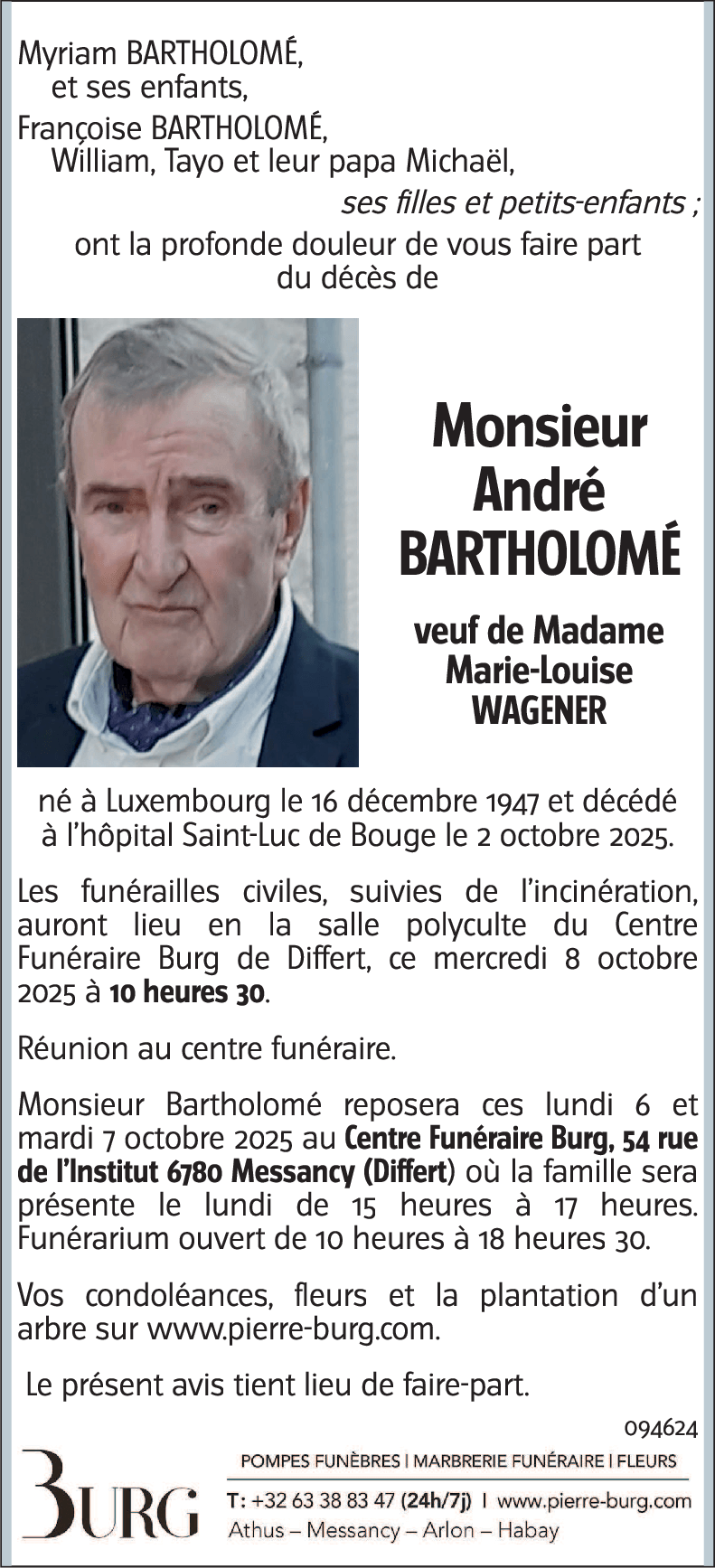 André BARTHOLOMÉ
