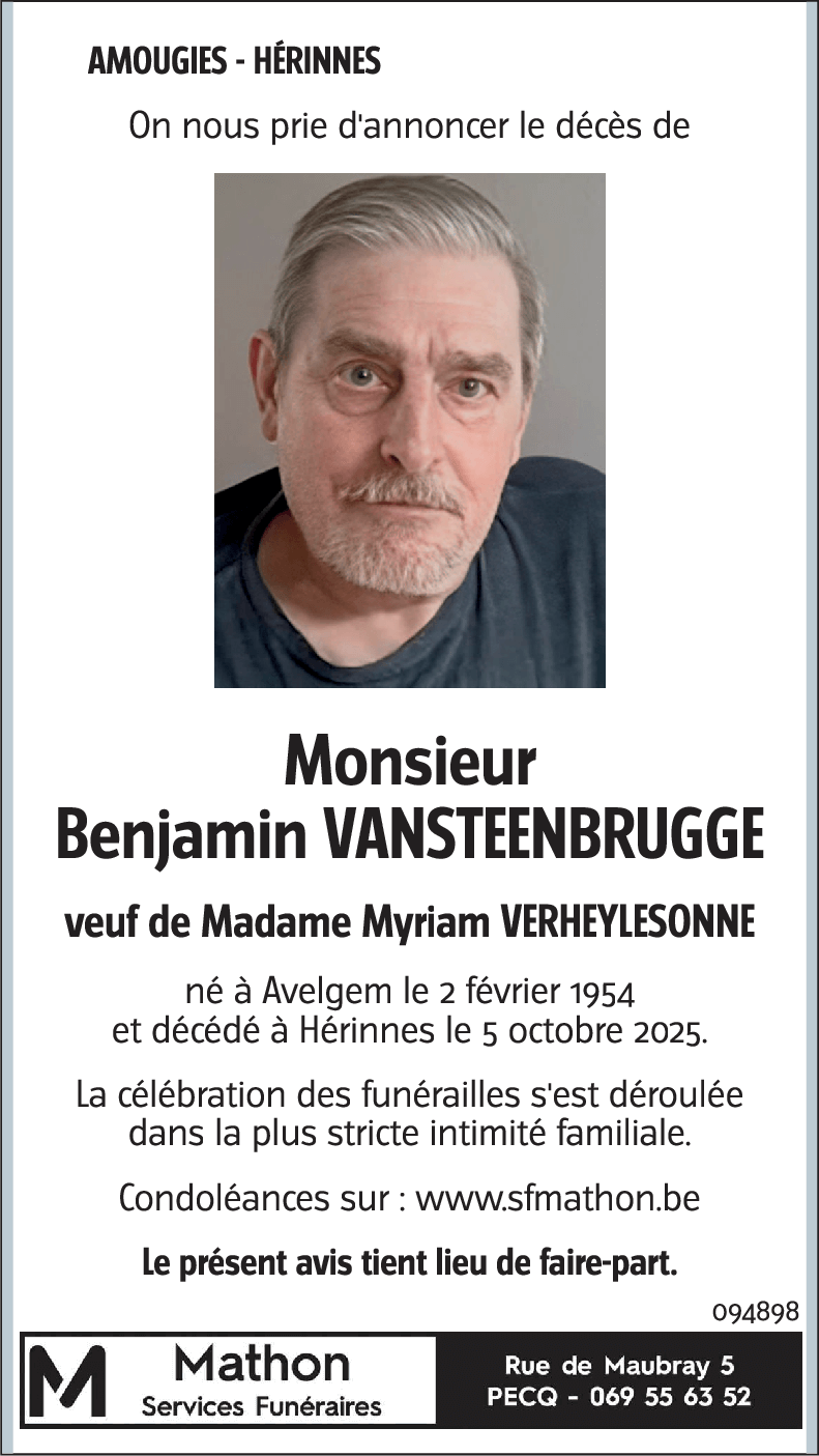 Benjamin VANSTEENBRUGGE