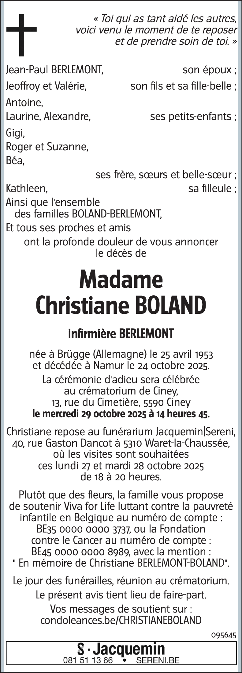 Christiane BOLAND