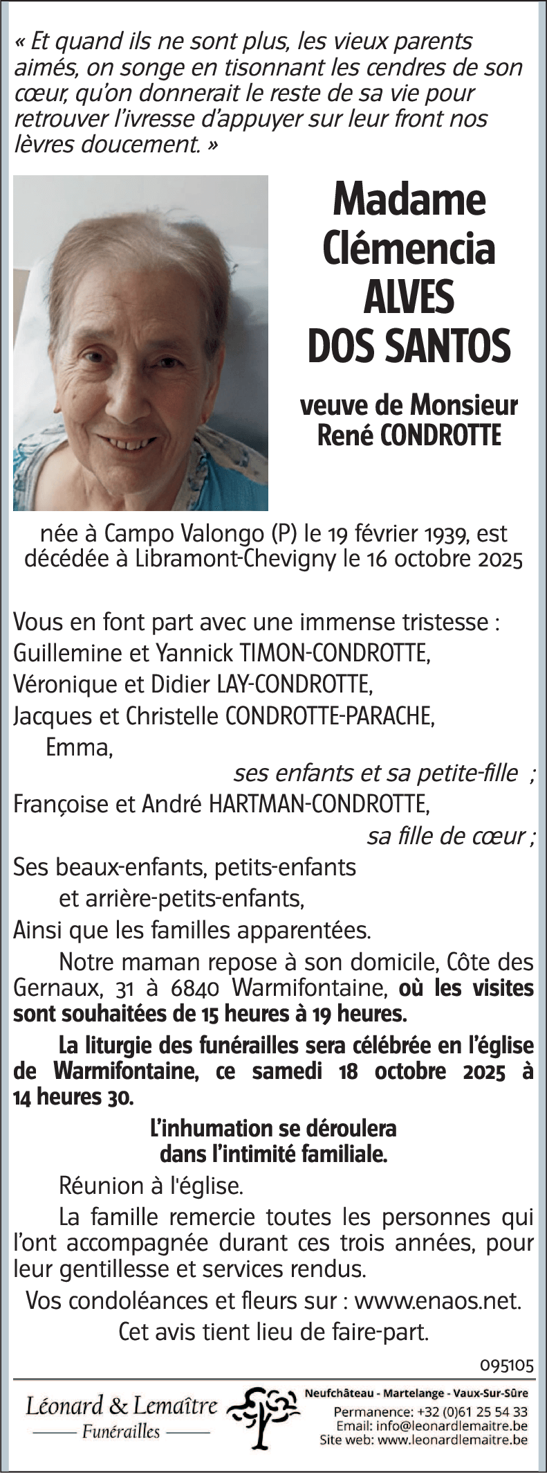 Clémencia ALVES DOS SANTOS