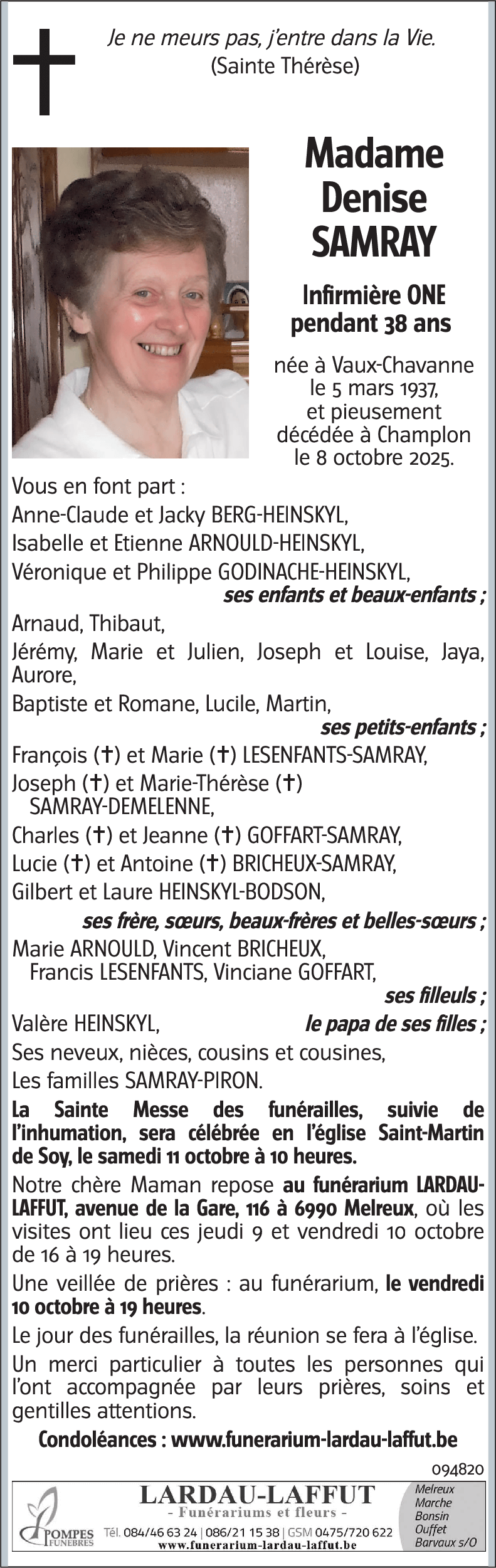 Denise SAMRAY