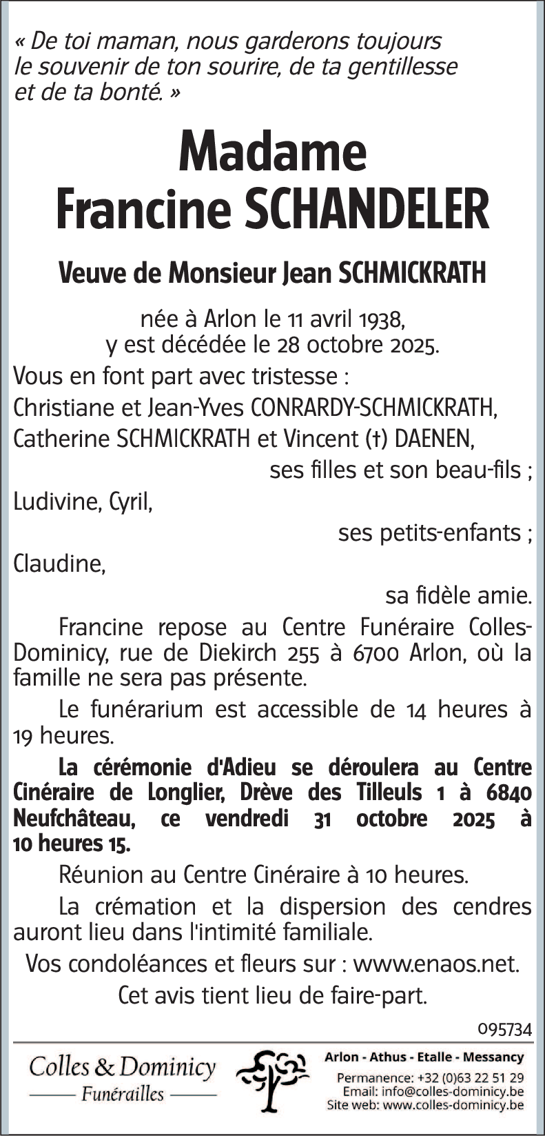 Francine SCHANDELER