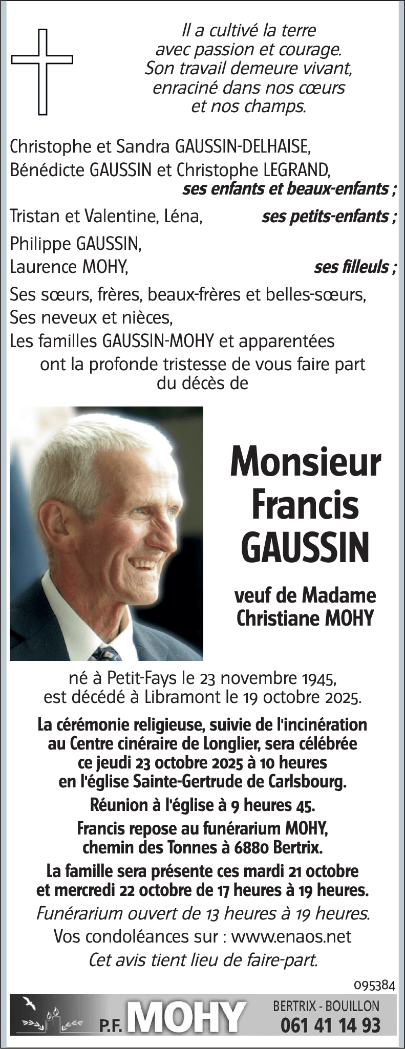 Francis GAUSSIN
