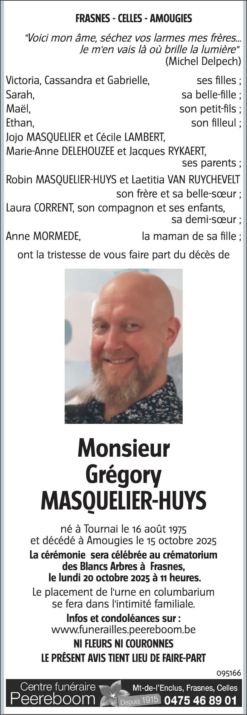 Grégory MASQUELIER - HUYS
