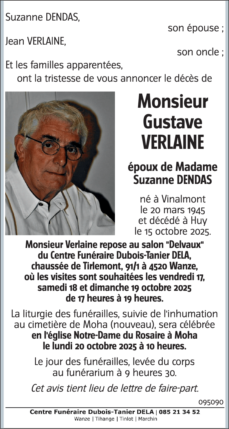 Gustave VERLAINE
