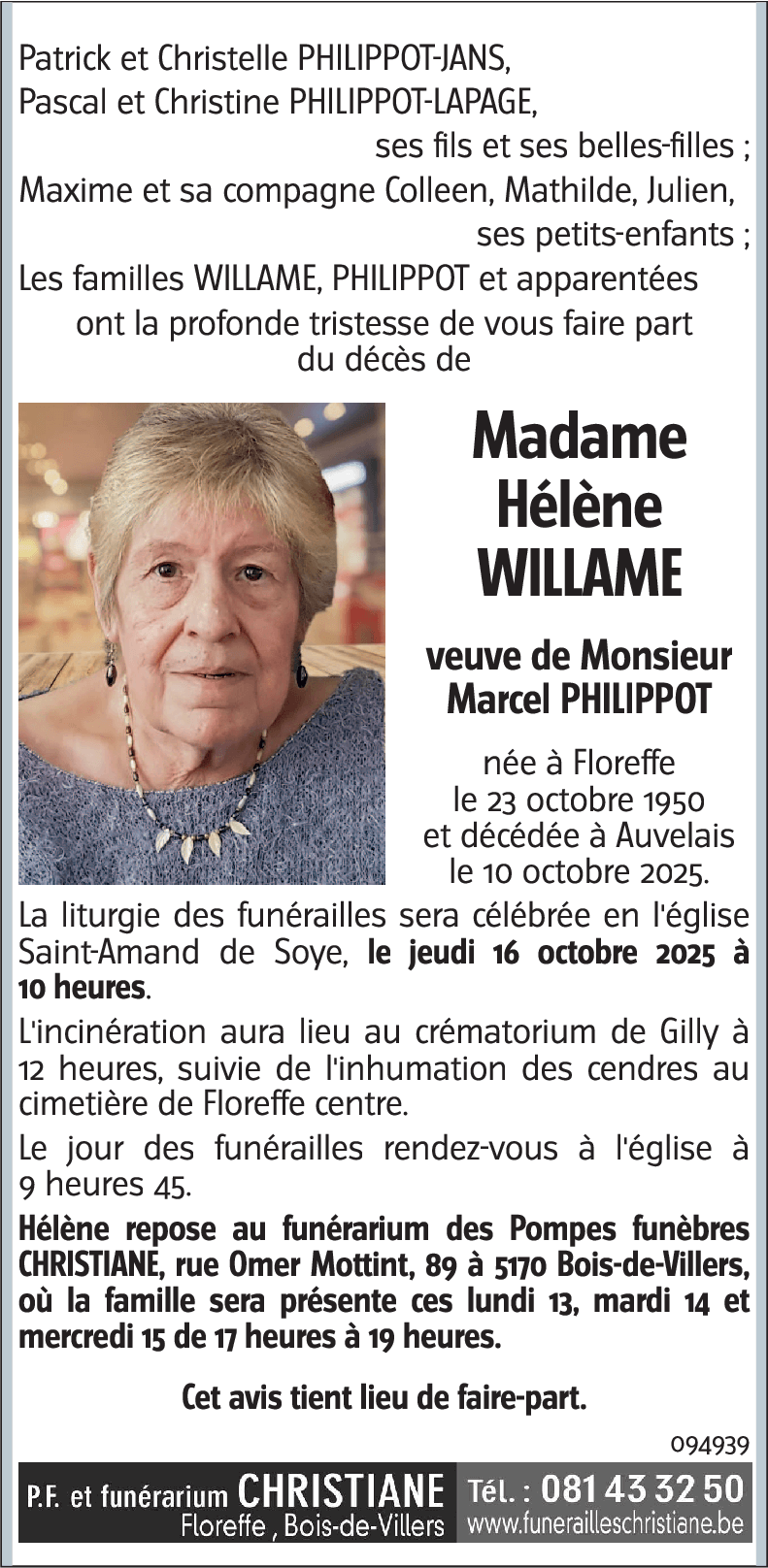 Hélène WILLAME