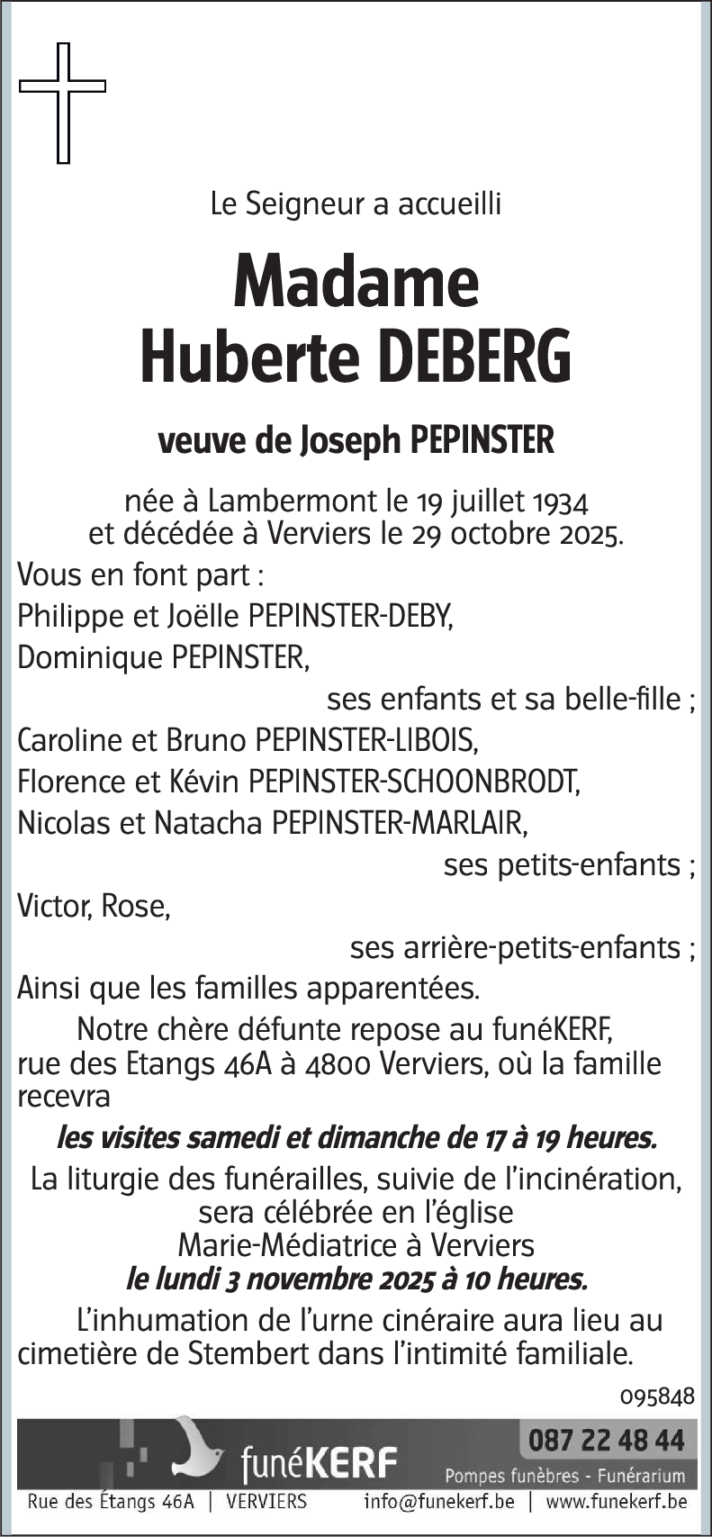 Huberte DEBERG