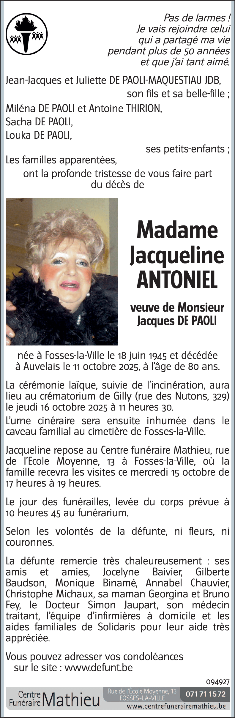 Jacqueline ANTONIEL