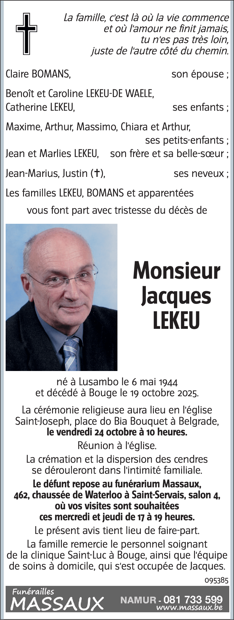 Jacques LEKEU