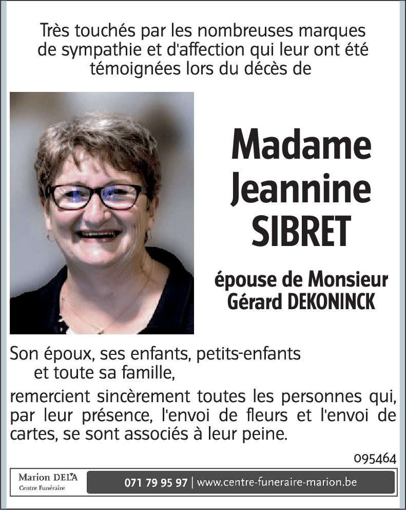 Jeannine SIBRET