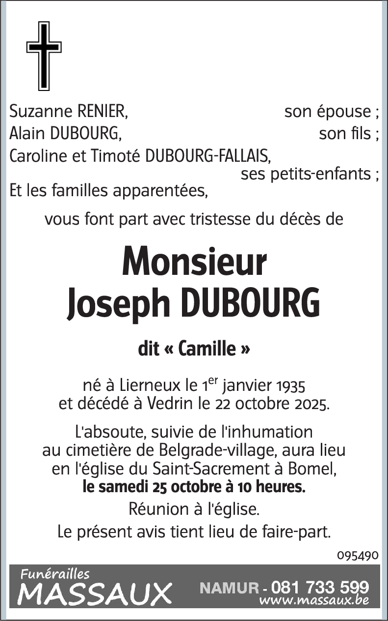Joseph DUBOURG