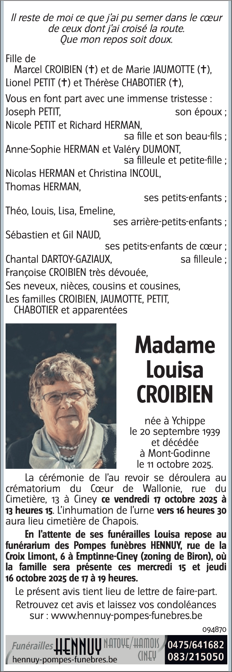 Louisa CROIBIEN