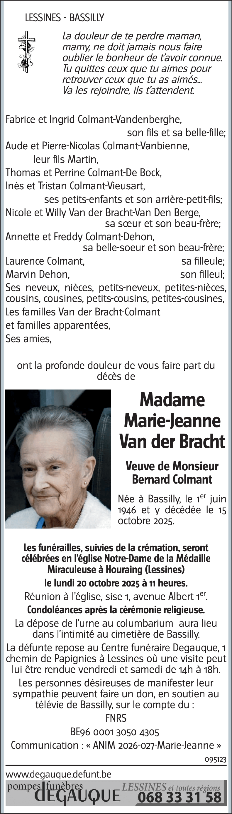 Marie-Jeanne Van der Bracht