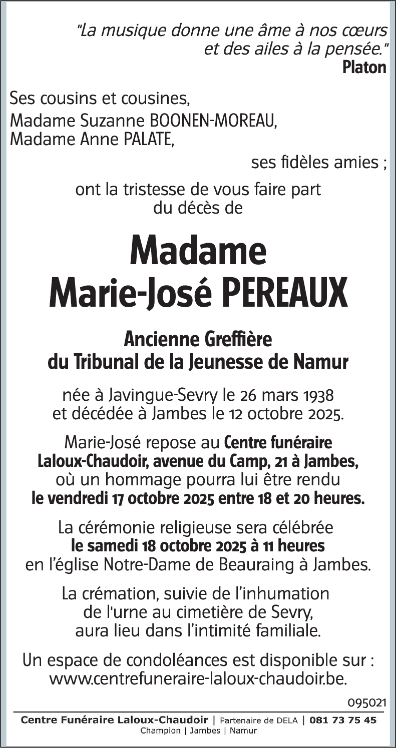 Marie-José PEREAUX