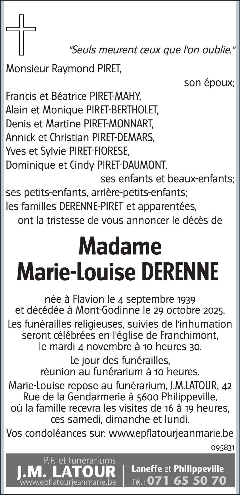 Marie-Louise DERENNE