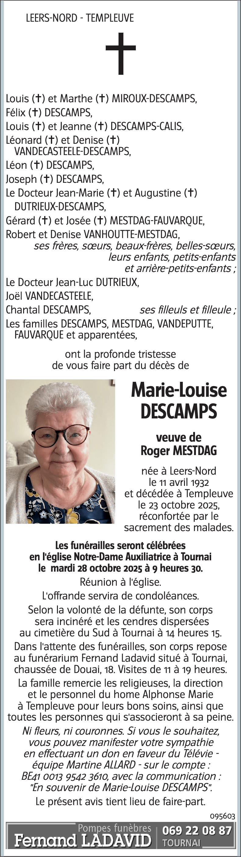Marie-Louise DESCAMPS