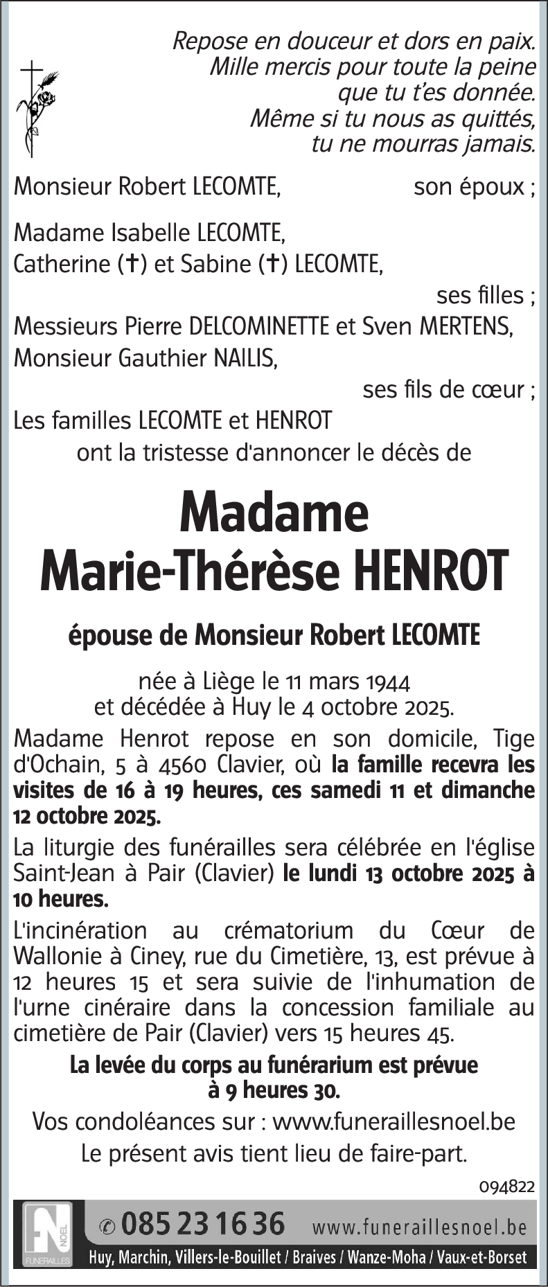 Marie-Thérèse Henrot