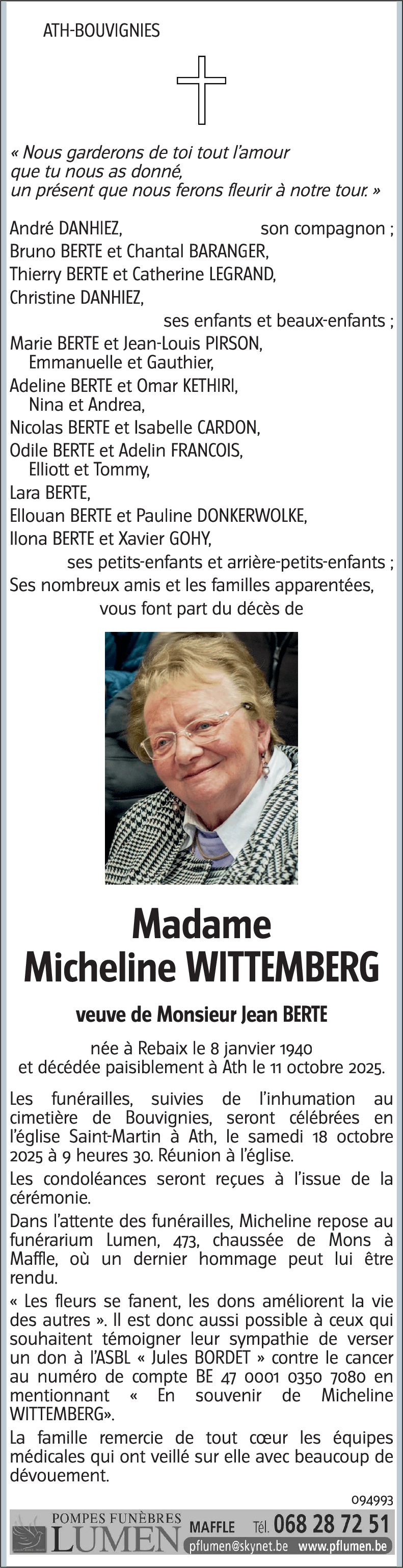 Micheline WITTEMBERG