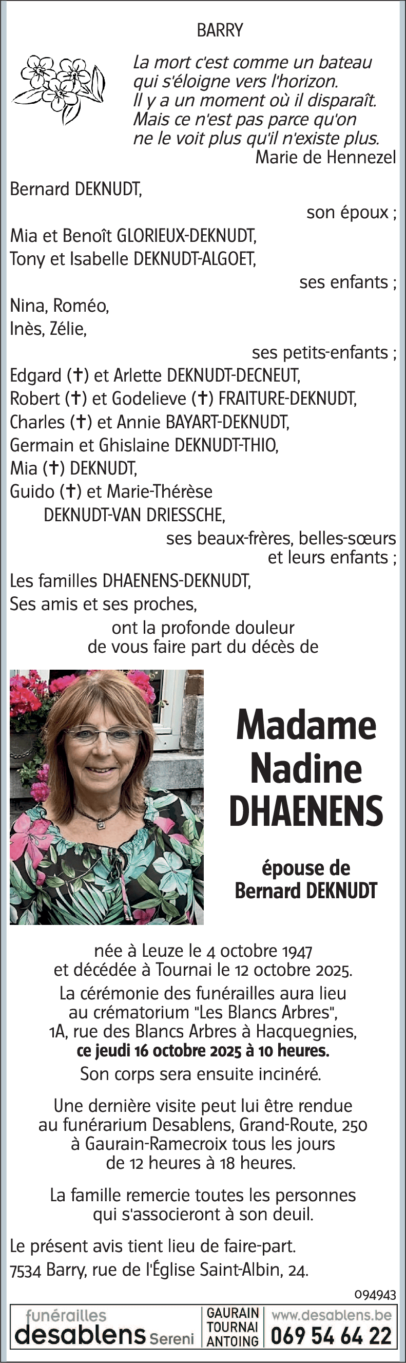 Nadine DHAENENS