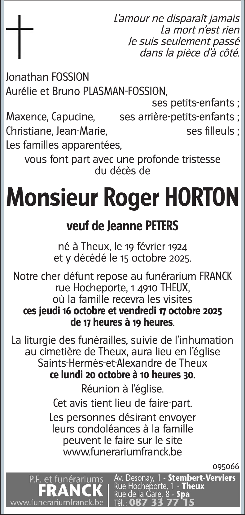 Roger HORTON