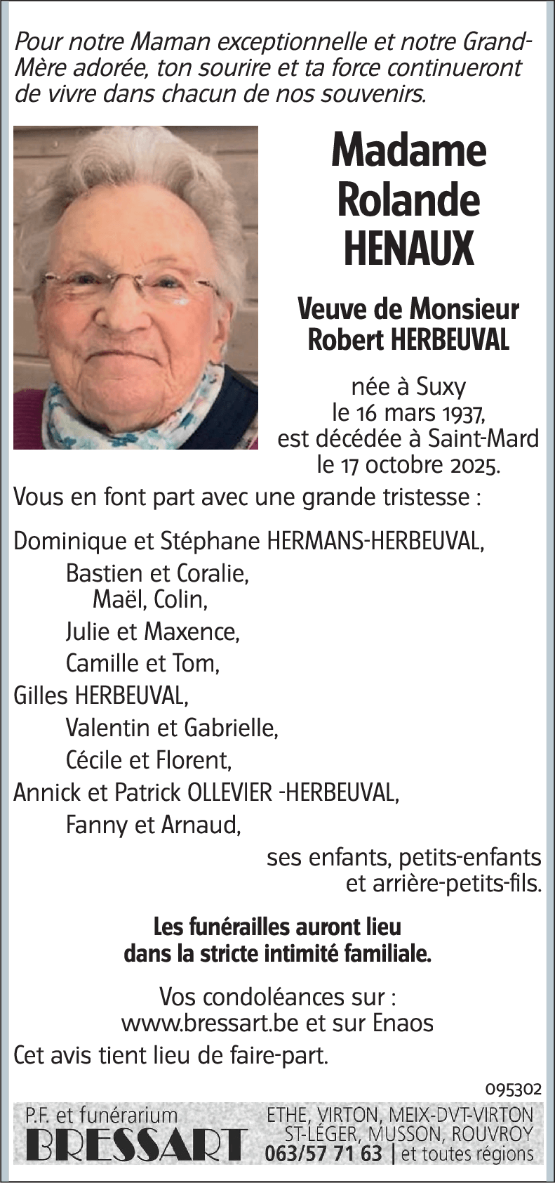 Rolande HENAUX