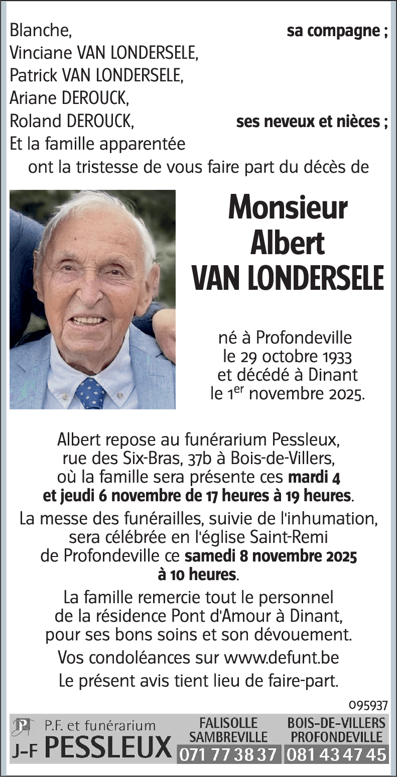 Albert VAN LONDERSELE