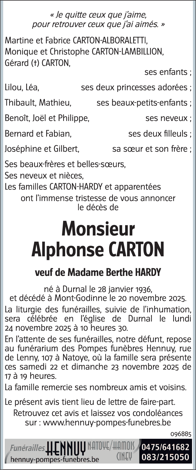 Alphonse CARTON