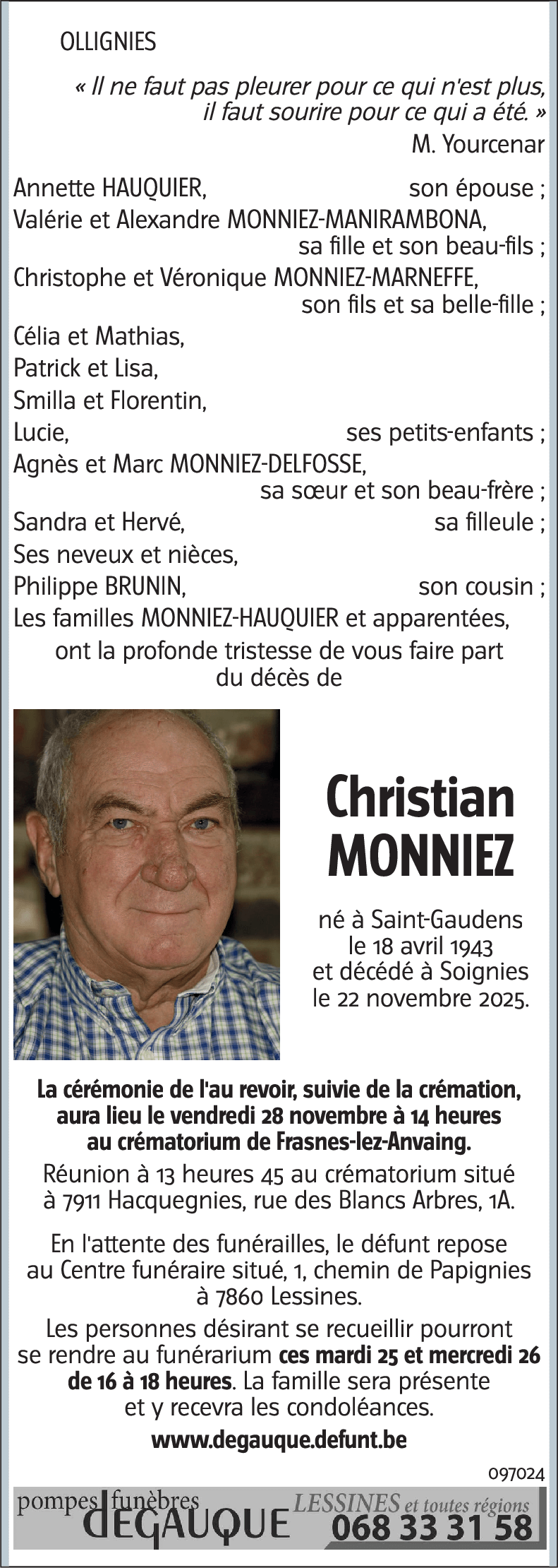 Christian MONNIEZ