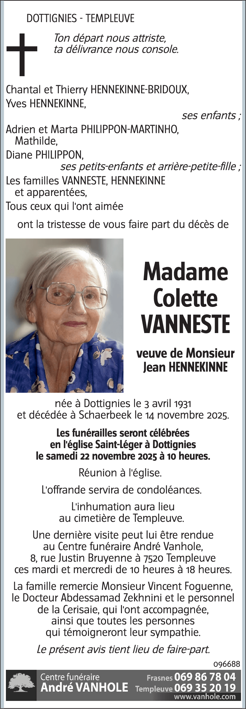 Colette VANNESTE