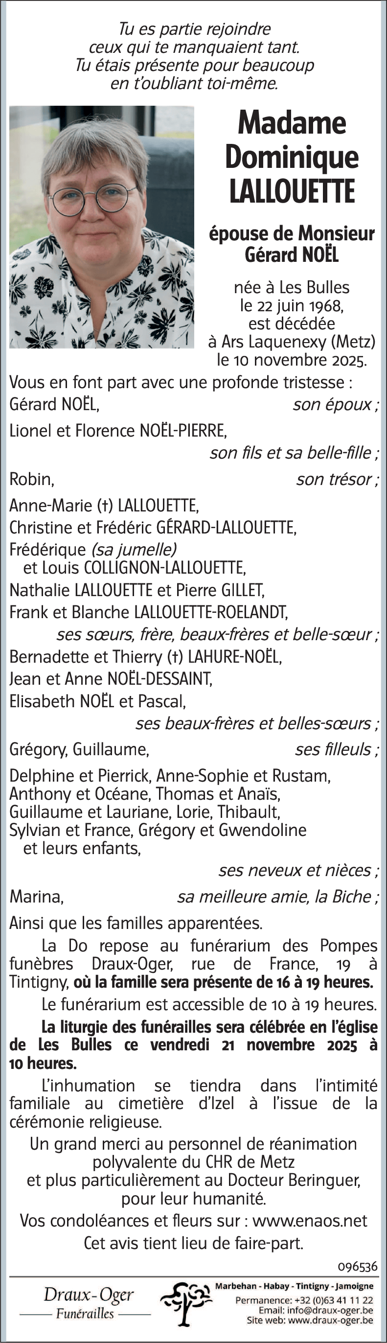 Dominique LALLOUETTE