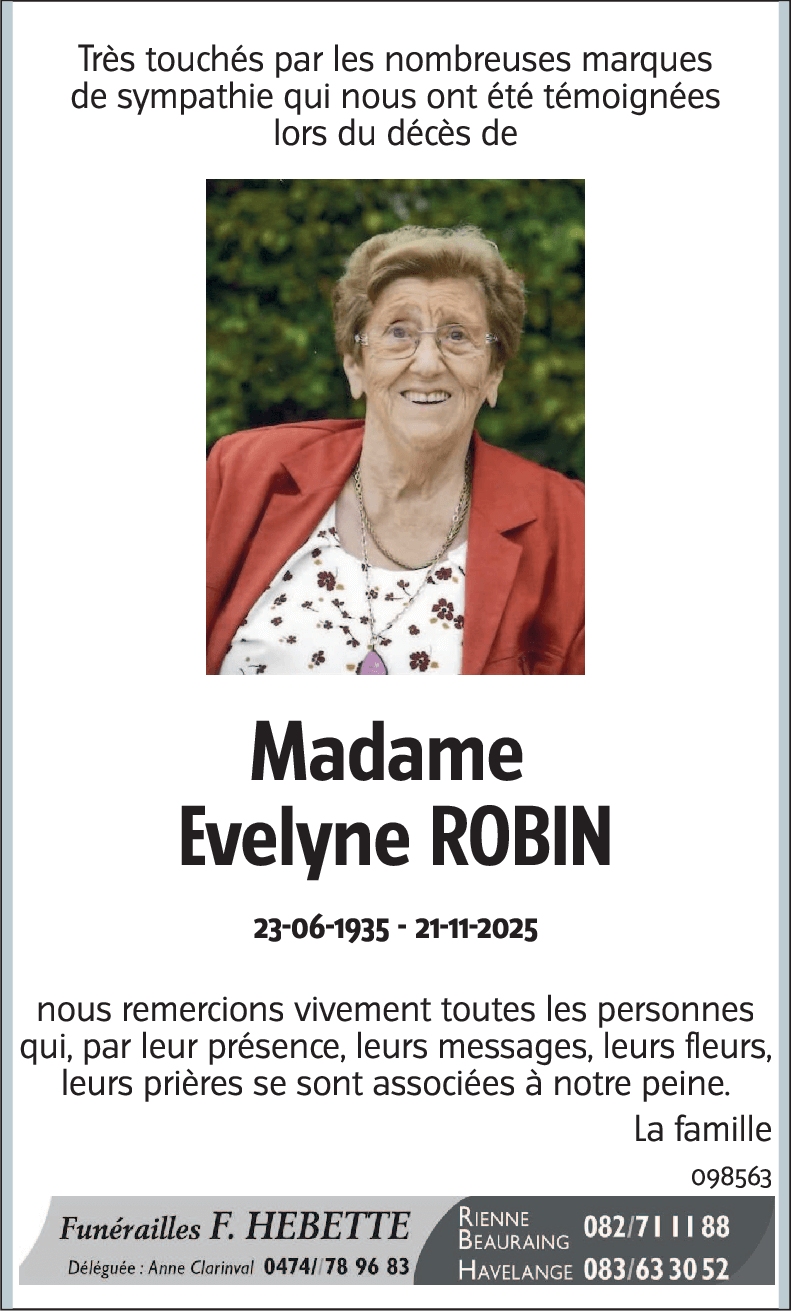 Evelyne ROBIN