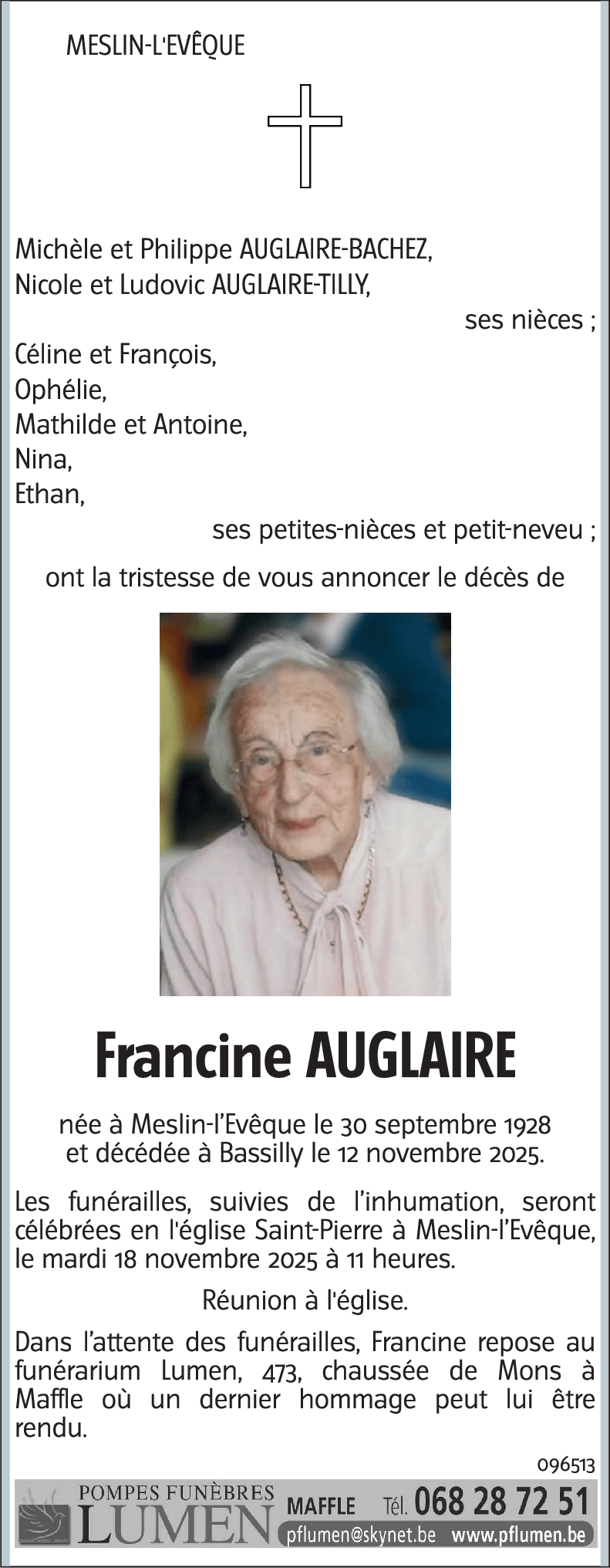 Francine AUGLAIRE