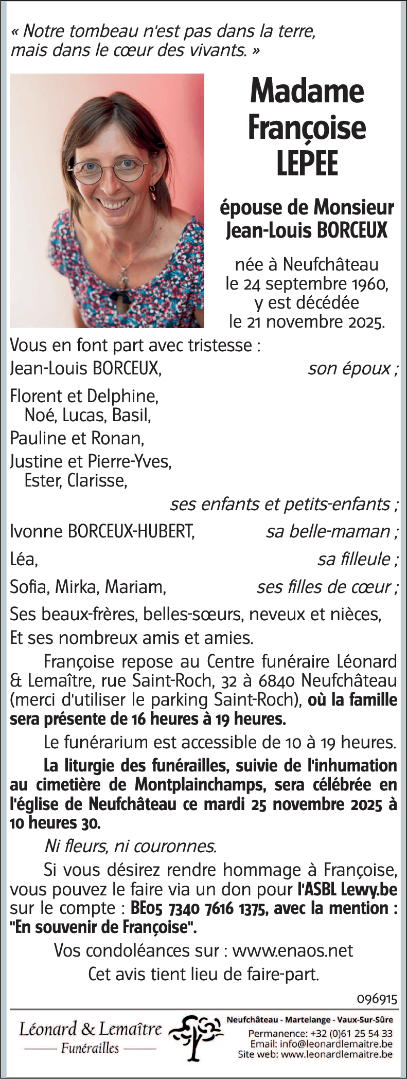 Françoise LEPEE
