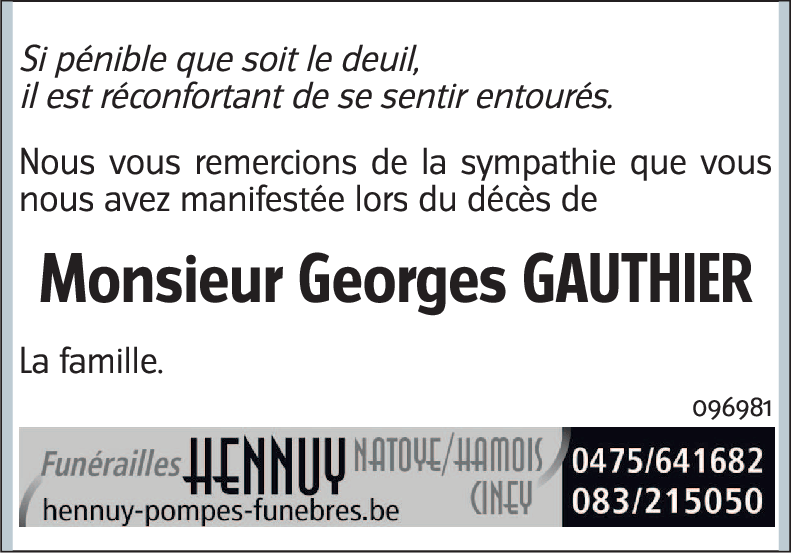 Georges GAUTHIER