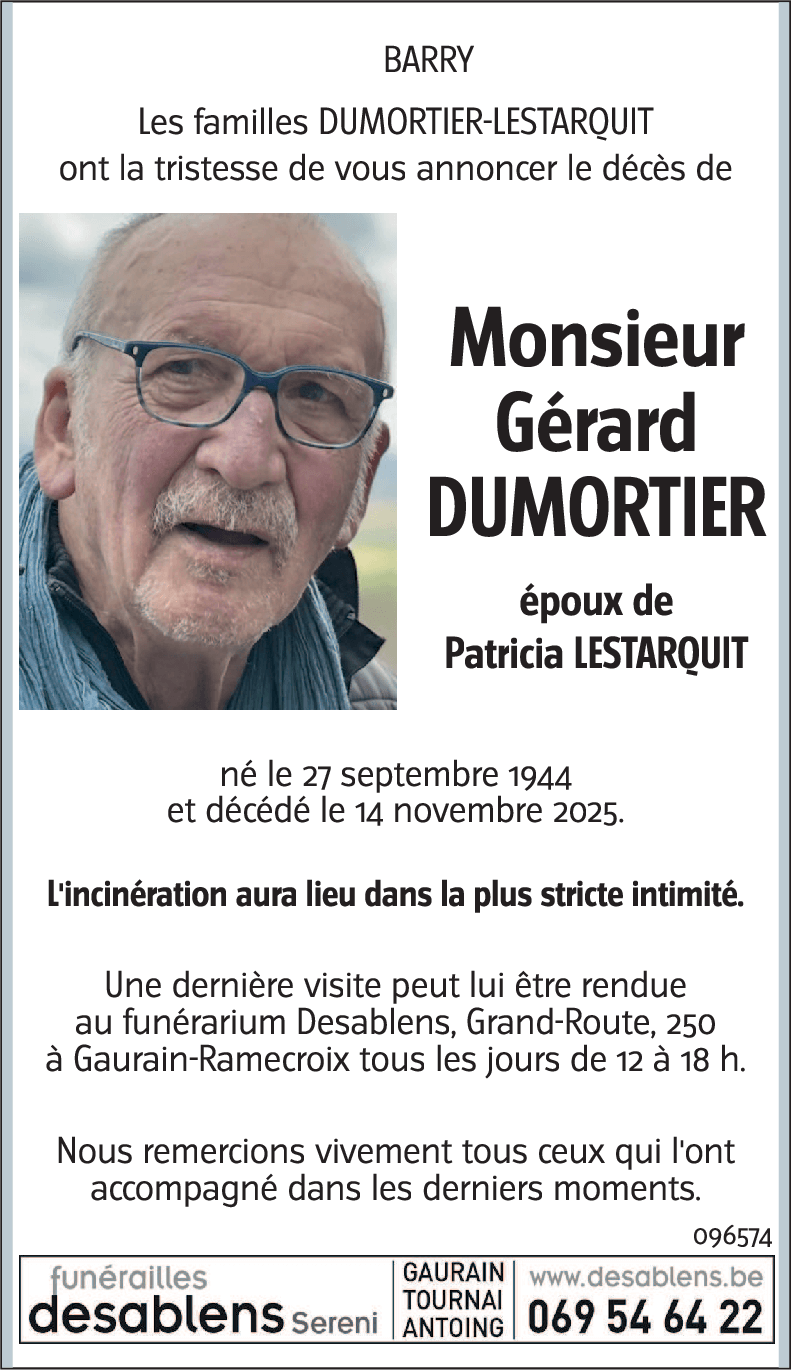 Gérard DUMORTIER
