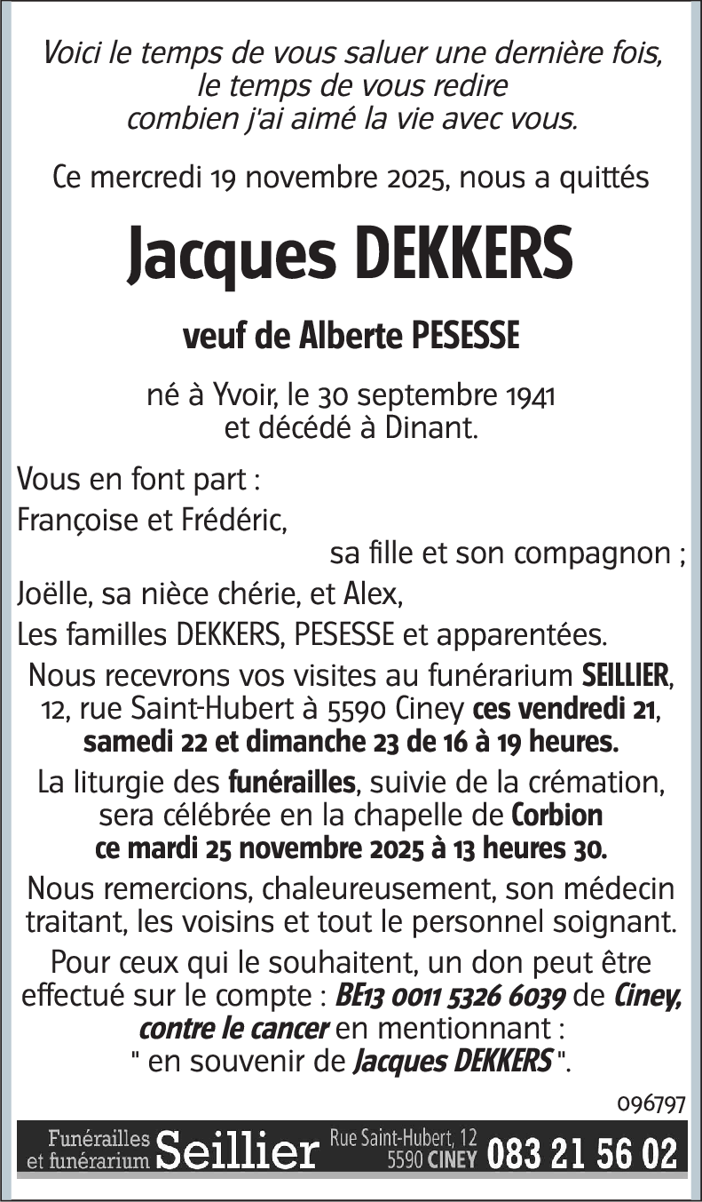 Jacques DEKKERS