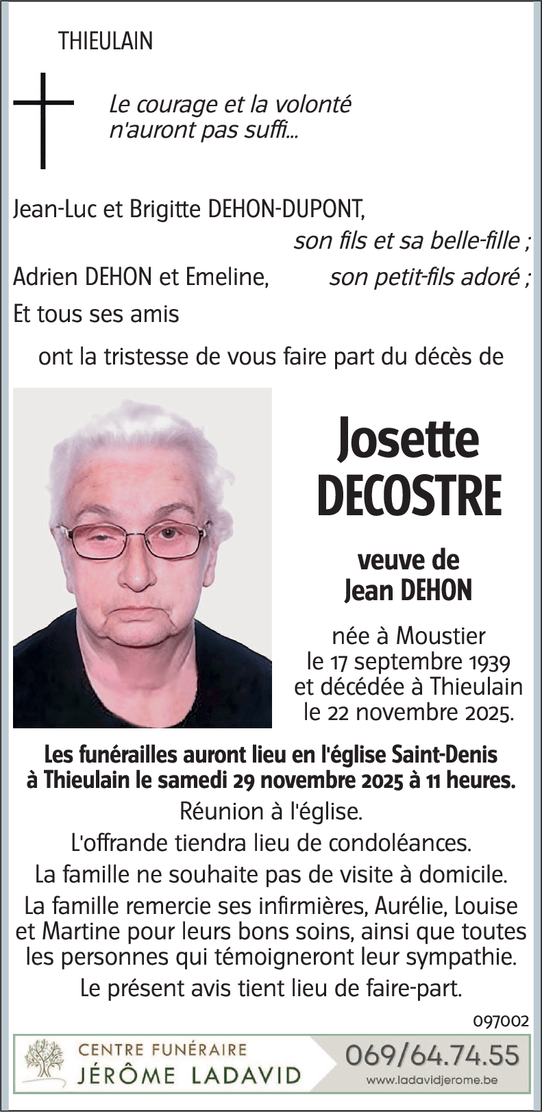 Josette DECOSTRE