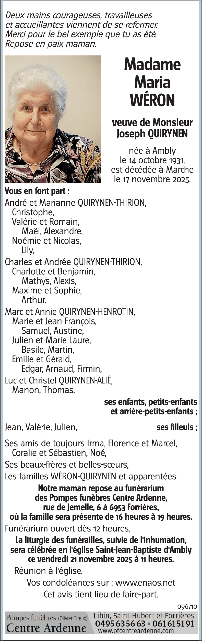 Maria WÉRON