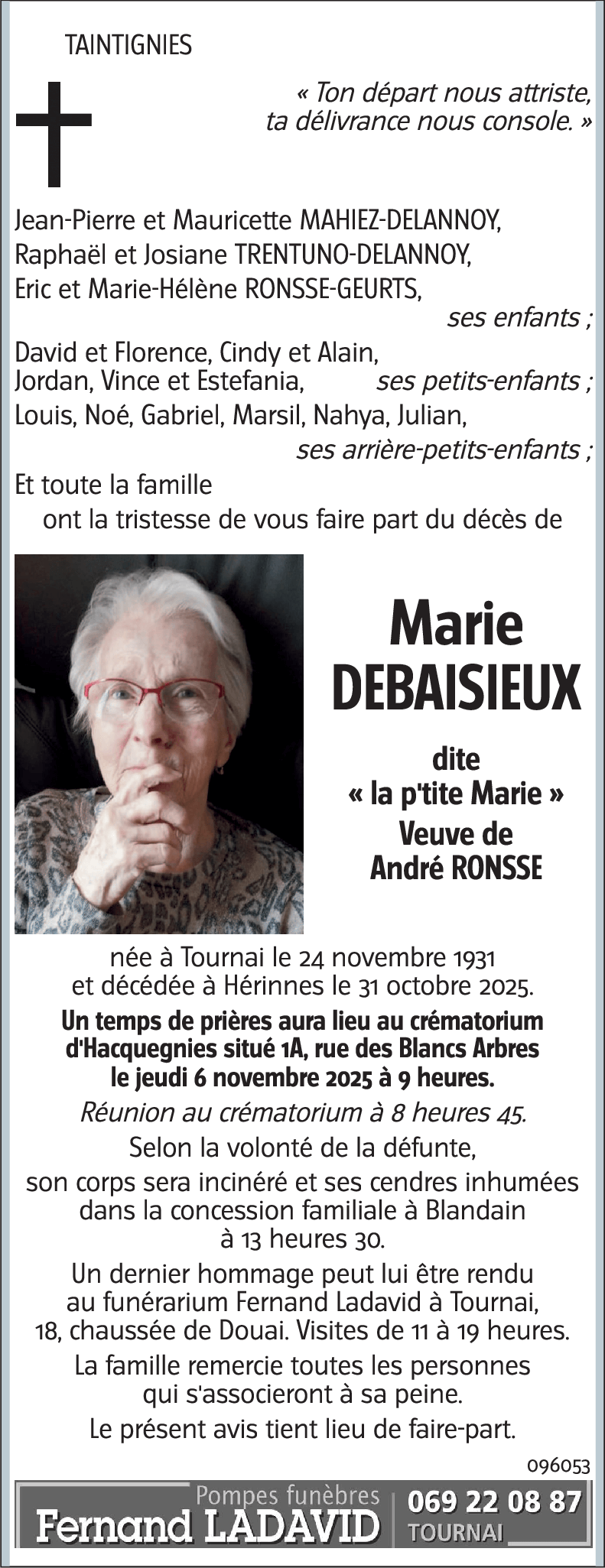 Marie DEBAISIEUX