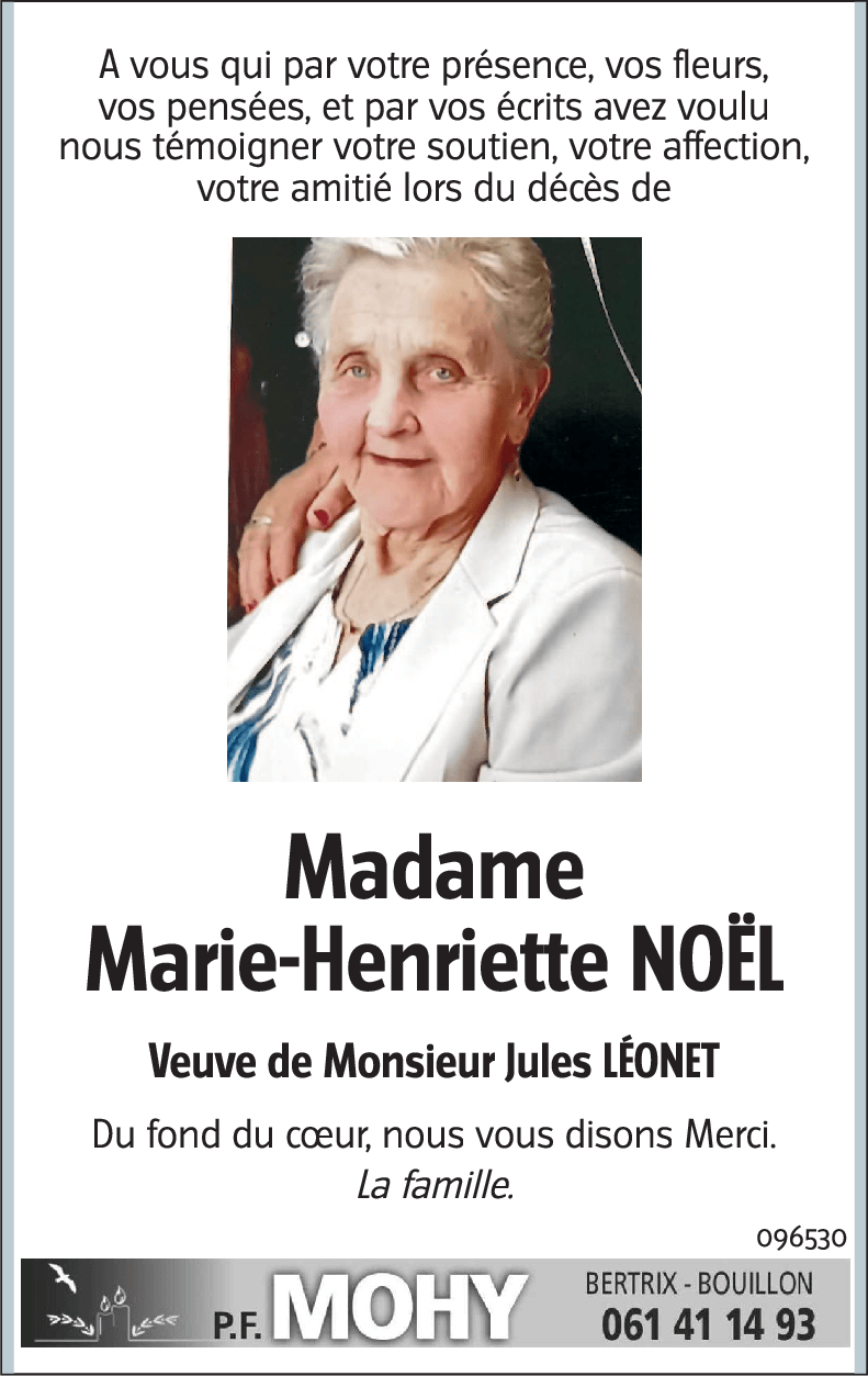 Marie-Henriette NOËL