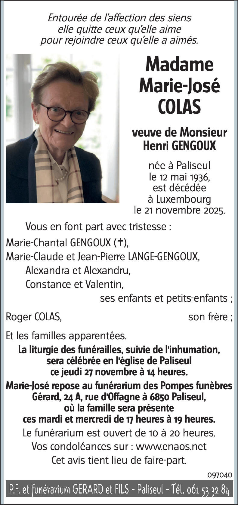 Marie-José COLAS