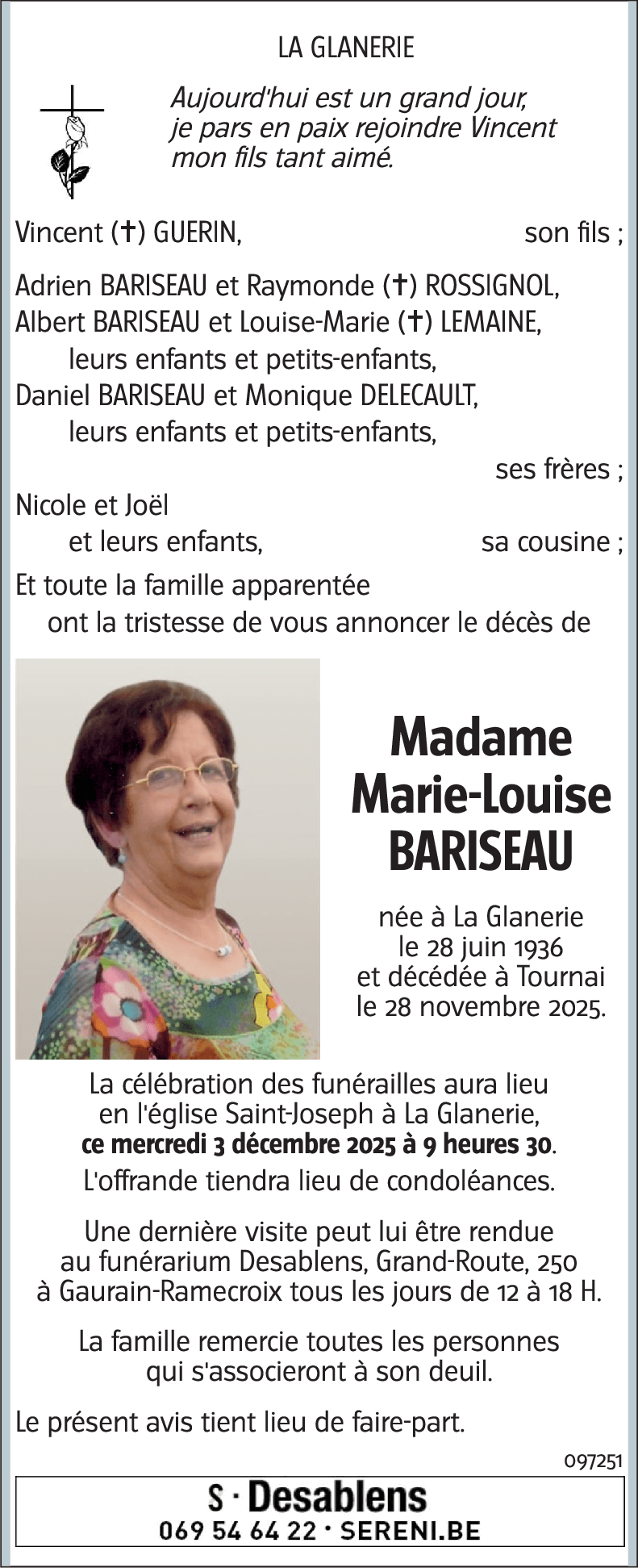 Marie-Louise BARISEAU