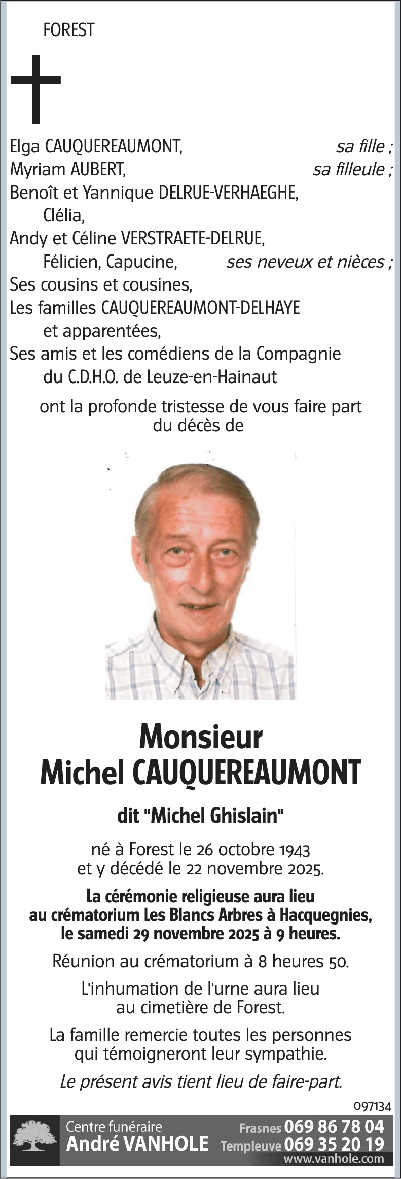Michel CAUQUEREAUMONT