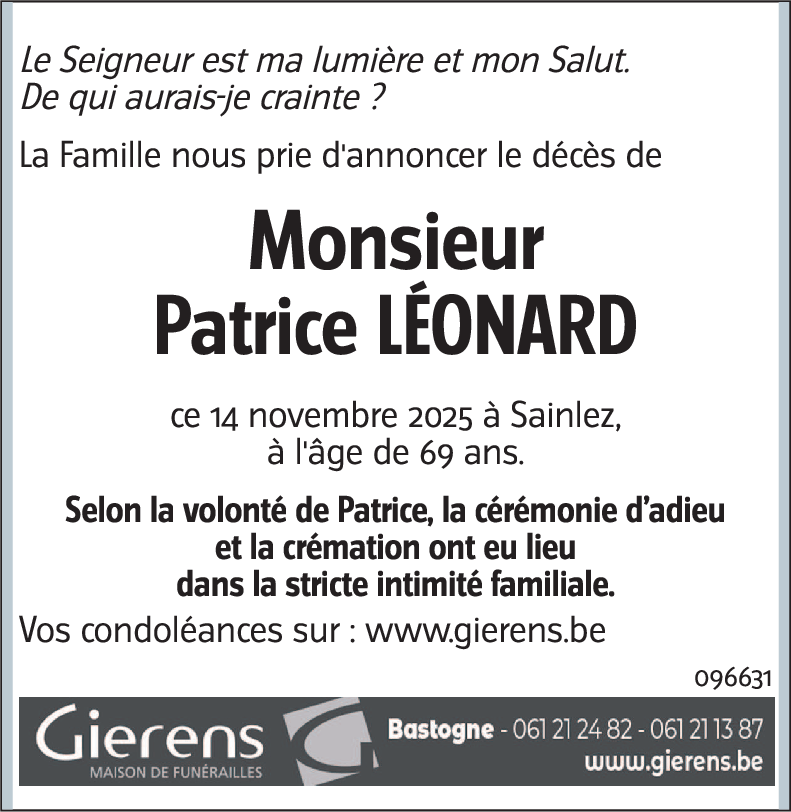 Patrice LÉONARD
