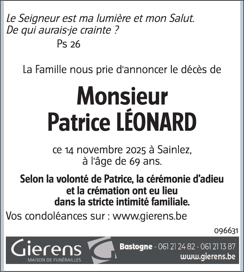 Patrice LÉONARD