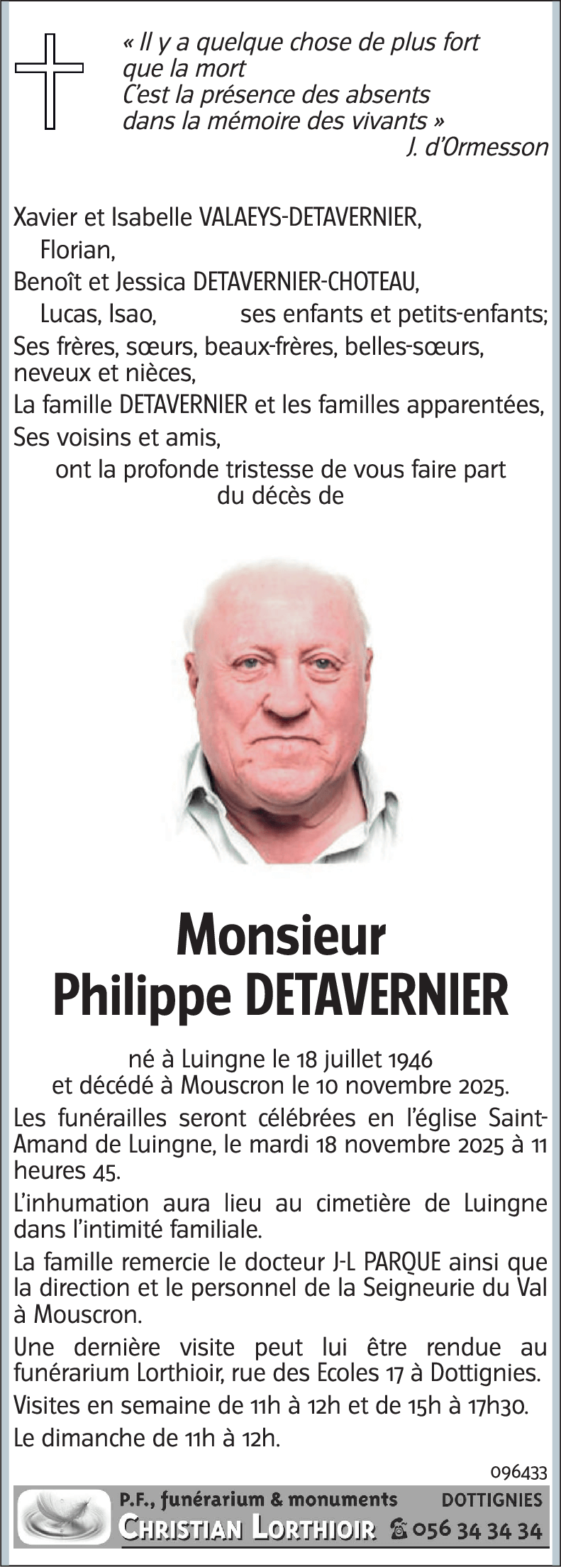 Philippe Detavernier